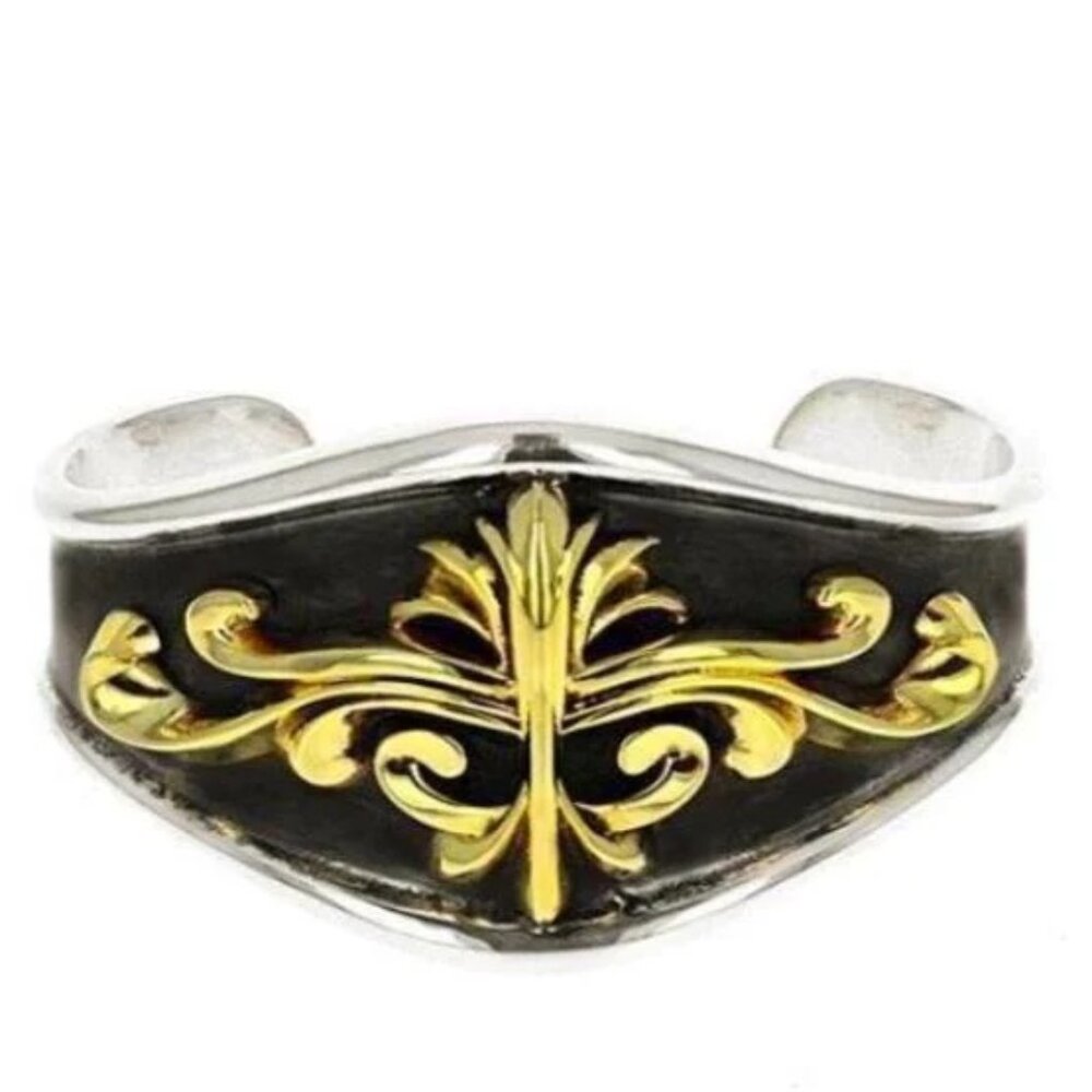 King Baby Scroll Shield Cuff  Size Small